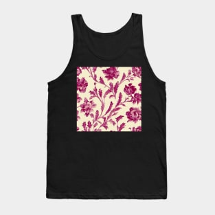 Rococo floral pattern, model 11 Tank Top